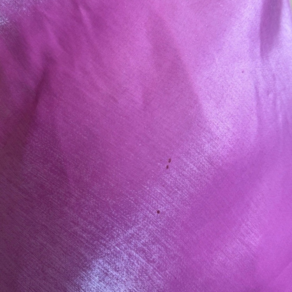 vintage 90s Y2K cache pink shiny maxi dress tie knot Size 4 *Flaws - Picture 6 of 14